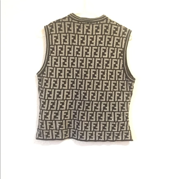 Authentic Fendi Zucca Monogram Ff Logo 